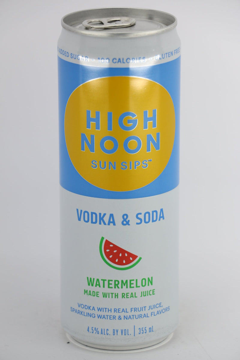 High Noon Watermelon Flavored Vodka & Soda CAN 355mL PJ Wine, Inc.