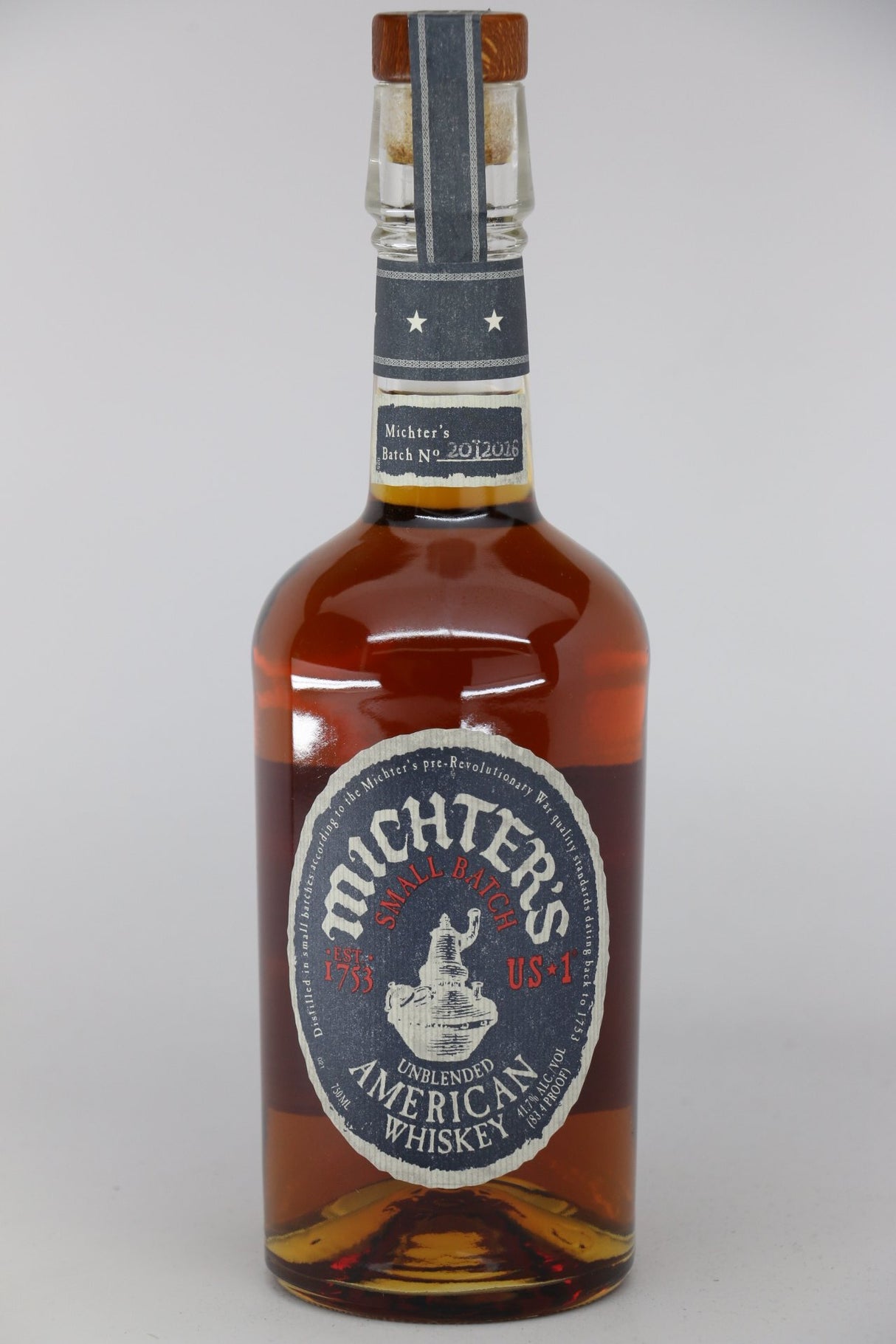 Michter's Small Batch Straight Whiskey 750mL bourbon whiskey bottle from USA