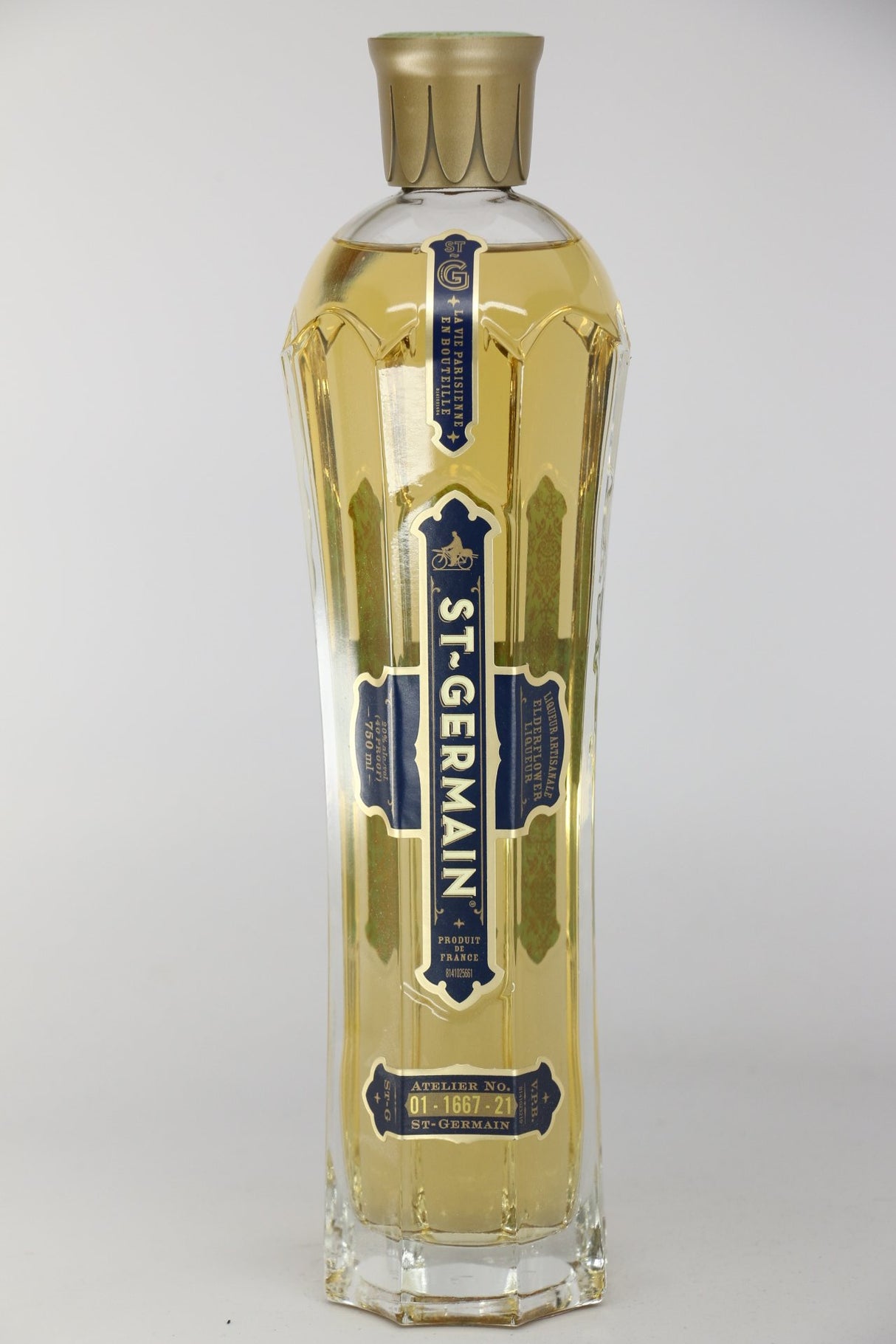 Saint Germain Elderflower Liqueur 750mL herbal liqueur bottle from France