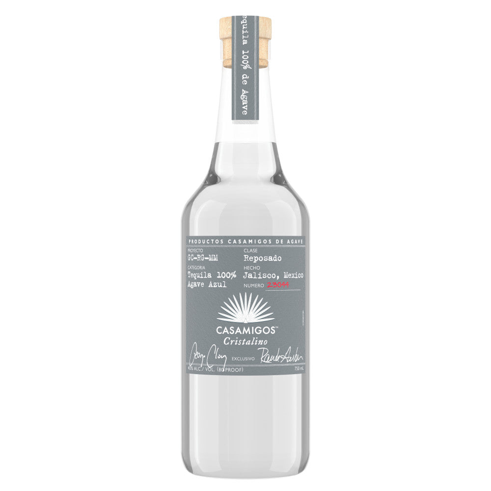 Casamigos Cristalino Reposado Tequila .750L bottle 750mL from Mexico