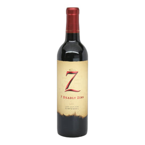 7 Deadly Zins Old Vine Zinfandel Lodi 2021 red wine bottle 750mL from USA