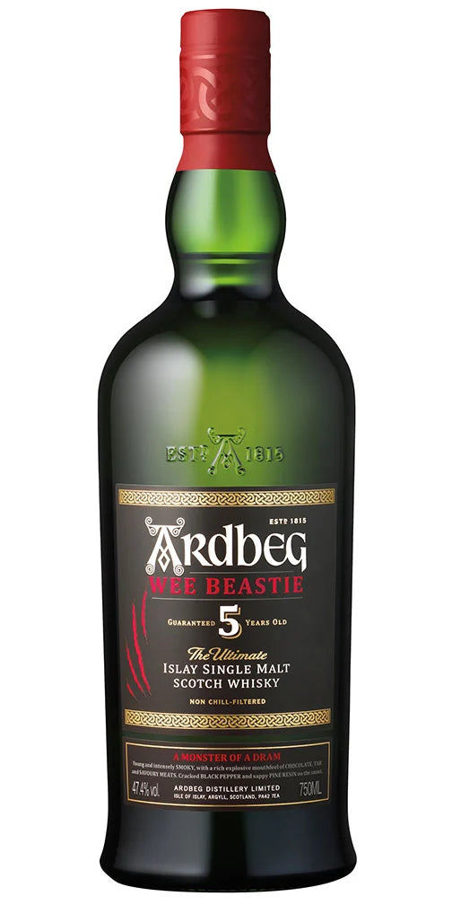 Ardbeg Wee Beastie Single Malt Scotch Whiskey 750mL