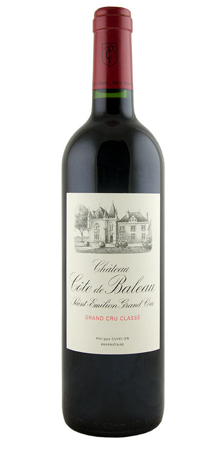 Chateau Cote de Baleau Saint Emilion Grand Cru 2021 red wine bottle 750mL from France