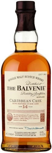 Balvenie Carribean Cask 14 Year Single Malt Scotch Whiskey 200mL