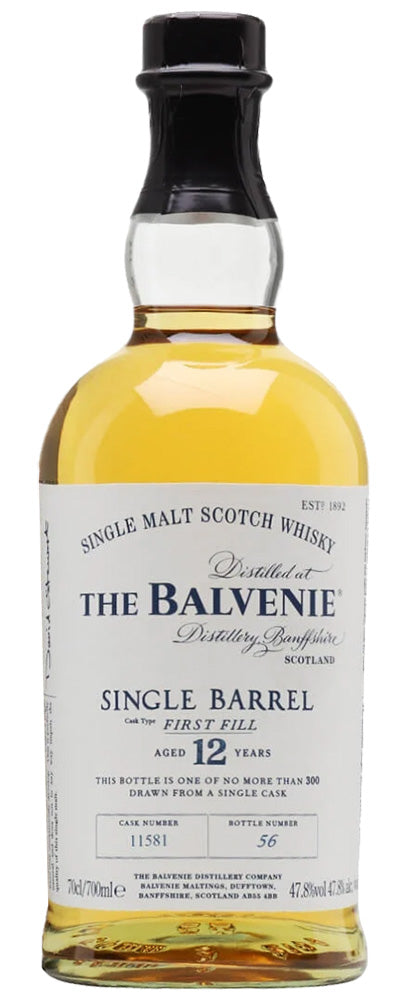 Balvenie Single Barrel 12 Year Single Malt Scotch Whiskey 750mL
