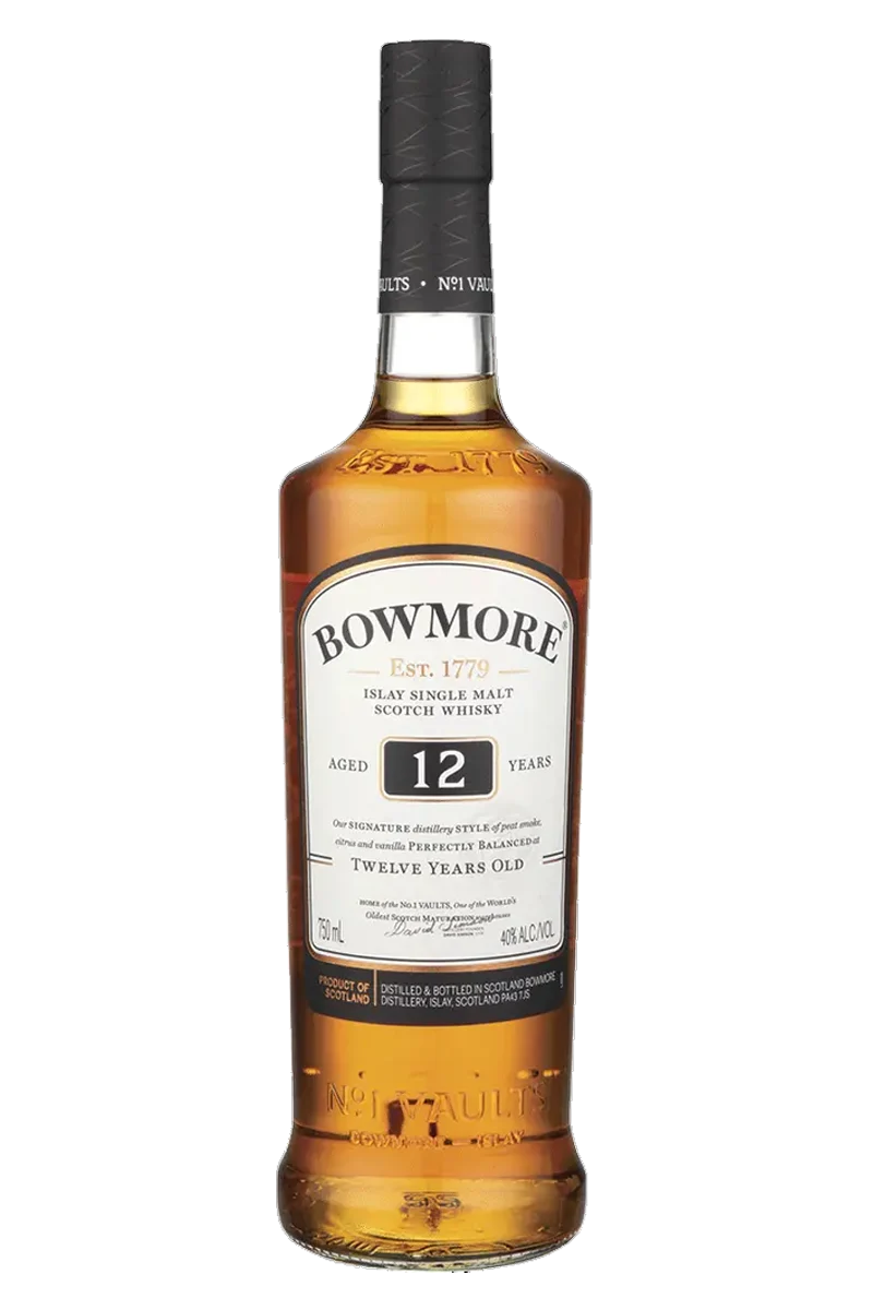 Bowmore 12 Year Islay Single Malt Scotch Whiskey 750mL
