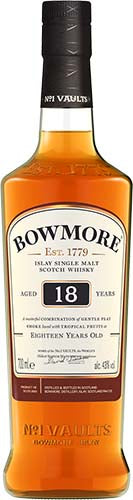 Bowmore 18 Year Islay Single Malt Scotch Whiskey 750mL