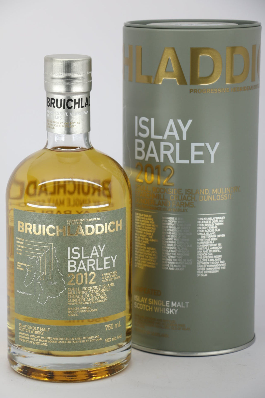 ウイスキー Bruichladdich Islay Barley 2012 700ml Bruichladdich Islay Barley 2012 Unpeated Single Malt Scotch