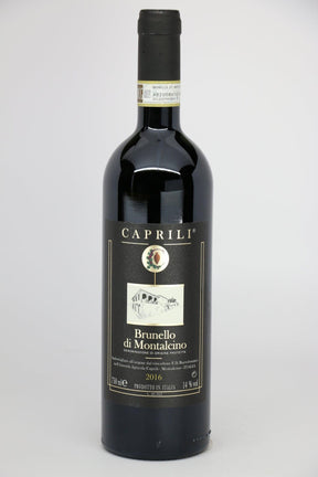 Caprili Brunello di Montalcino 2021 red wine bottle 750mL from Italy
