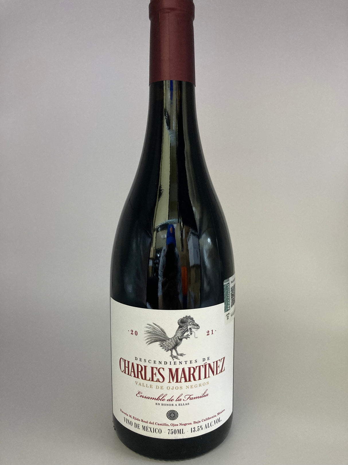 Descendientes de Charles Martinez Ensamble de la Familia Tinto 2021 bottle 750mL from Mexico