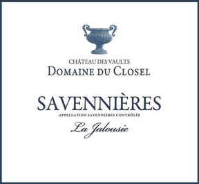 Domaine du Closel La Jalousie Savennieres 2022 red wine bottle 750mL from France