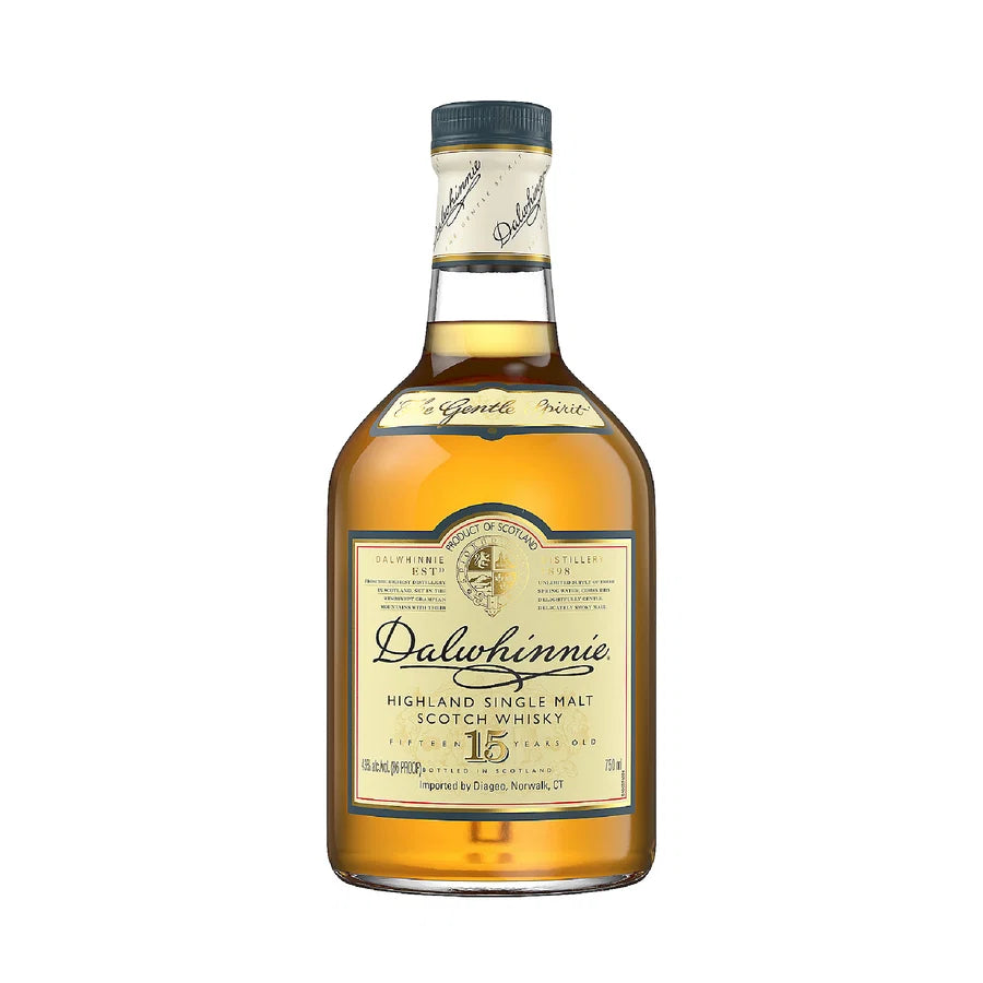 Dalwhinnie 15 Year Highland Single Malt Scotch Whiskey 750mL