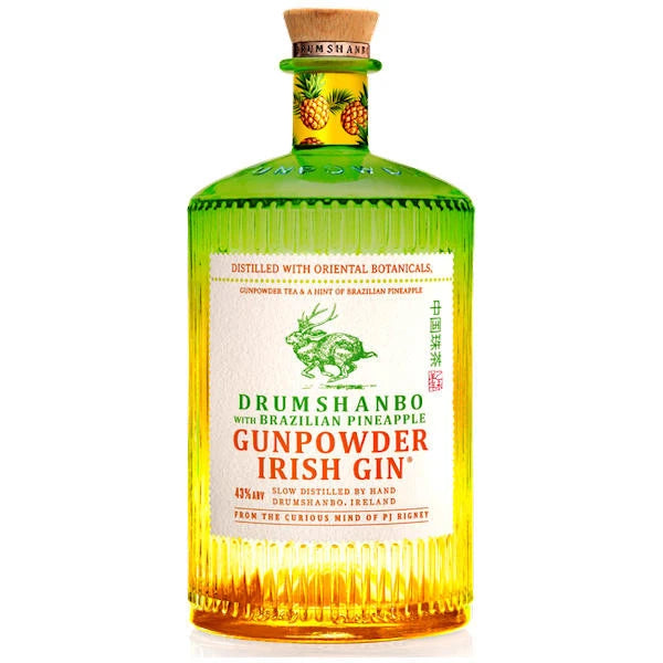 Drumshanbo Brazillian Pineapple Flavored Irish Gin Gunpowder 750mL
