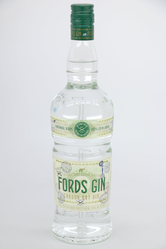 Fords London Dry Gin 750mL bottle from England
