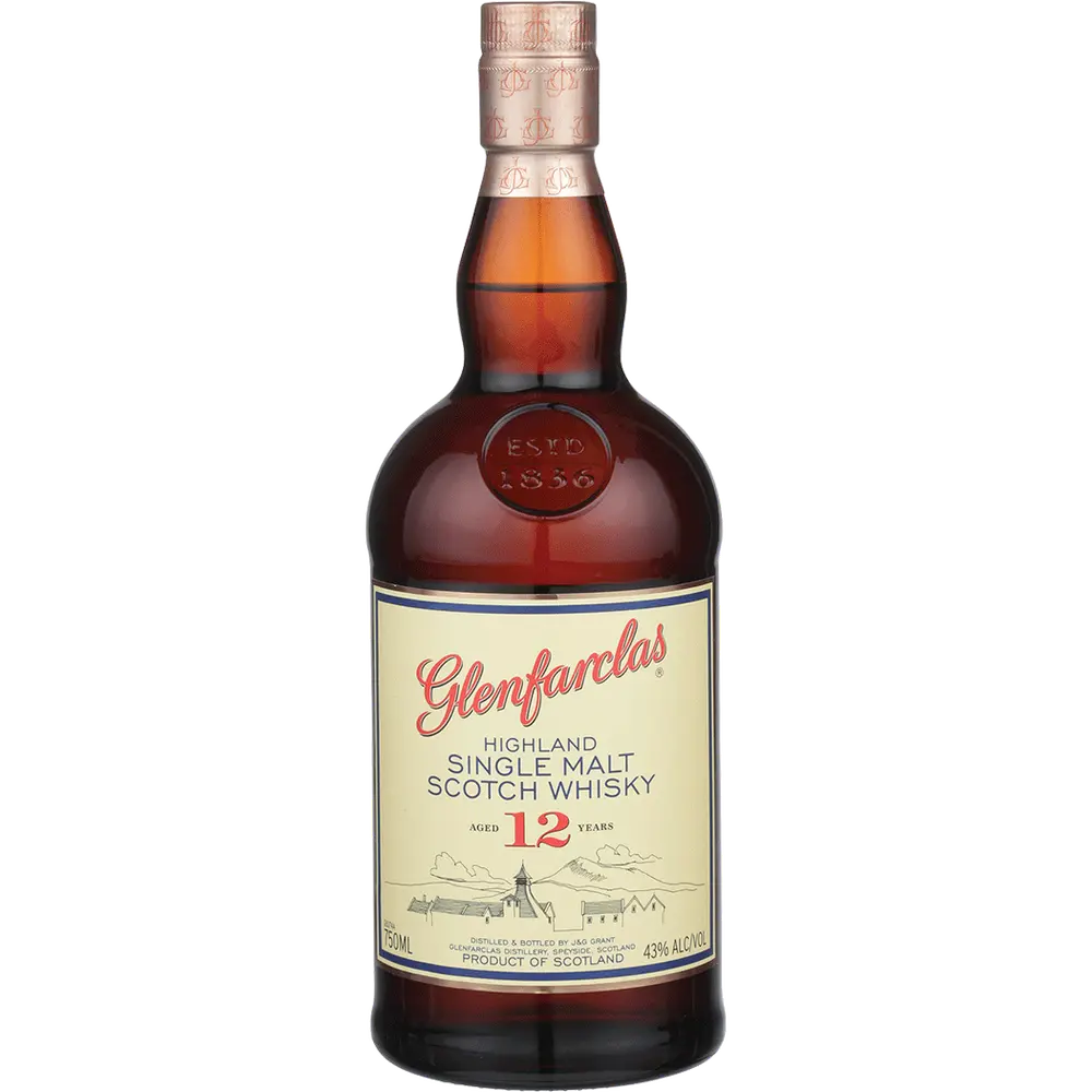 Glenfarclas 12 Year Single Malt Scotch Whiskey 750mL