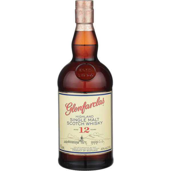 Glenfarclas 12 Year Single Malt Scotch Whiskey 750mL – PJ Wine, Inc.