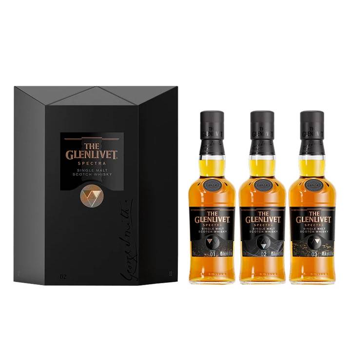 Glenlivet Spectra 3 Pack Single Malt Scotch Whiskey 200mL