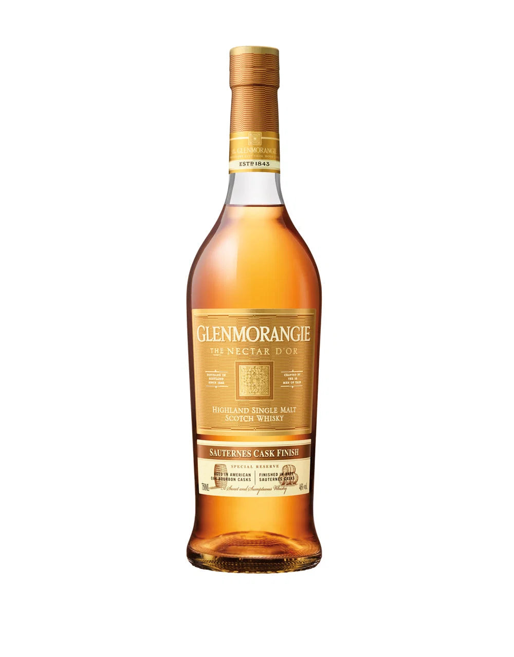 Glenmorangie Nectar d'Or Sauternes Cask Single Malt Scotch Whiskey 750mL