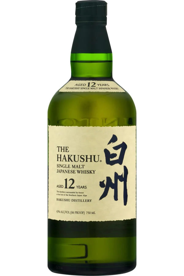 Hakushu 12 Year Single Malt Japanese Whiskey 750mL