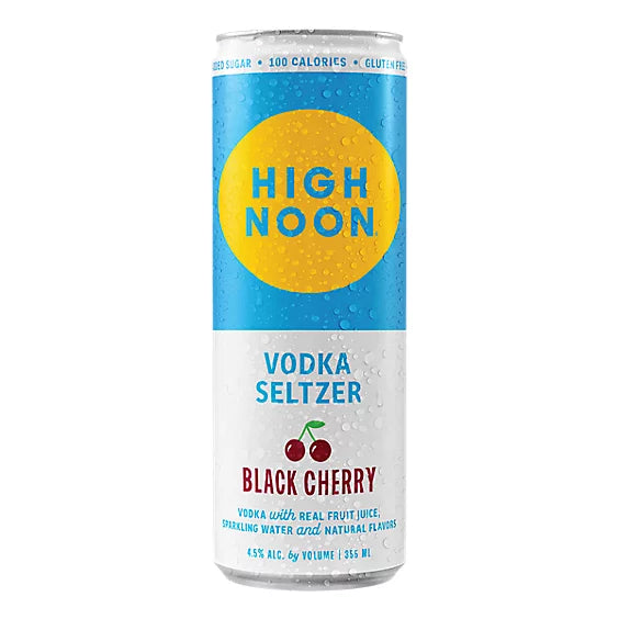 High Noon Black Cherry Flavored Vodka & Soda CAN 355mL
