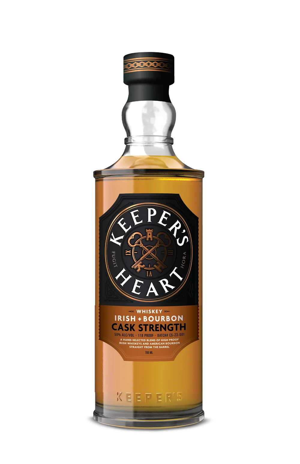 Keepers Heart Cask Strength Irish+ Bourbon Whiskey 700mL
