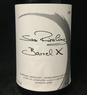Peter Lauer Barrel X Riesling 2024 white wine bottle 750ml from Germany