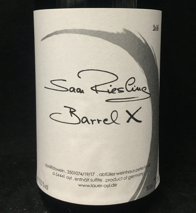 Peter Lauer Barrel X Riesling 2024 white wine bottle 750ml from Germany