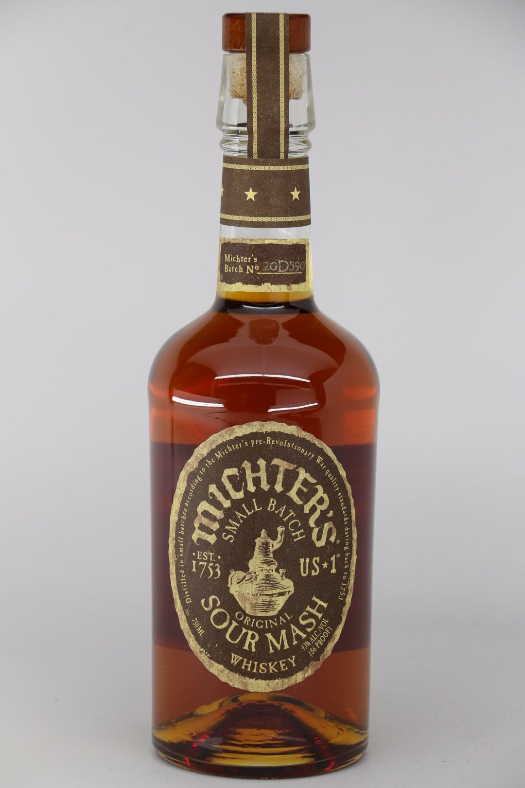 Michters US #1 Sour Mash Bourbon Whiskey 750mL – PJ Wine, Inc.
