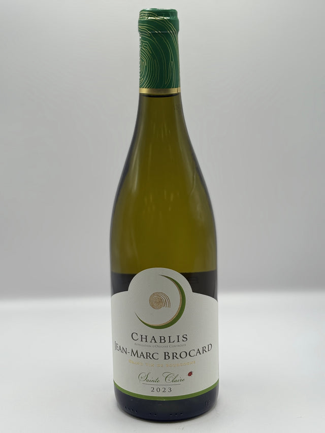 Jean Marc Brocard Sainte Claire Chablis 2024 white wine bottle 750mL from France