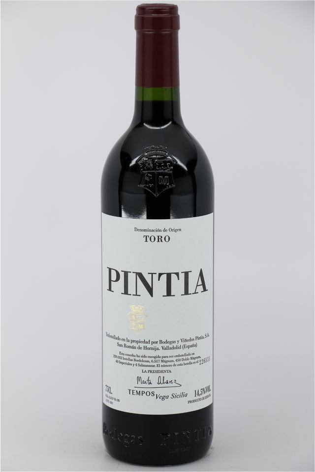Pintia Toro 2020 red wine bottle 750mL from Spain