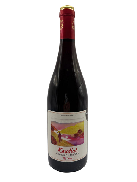 Lavau Koudiat Cotes du Rhone Rouge 2021 bottle 750mL from France