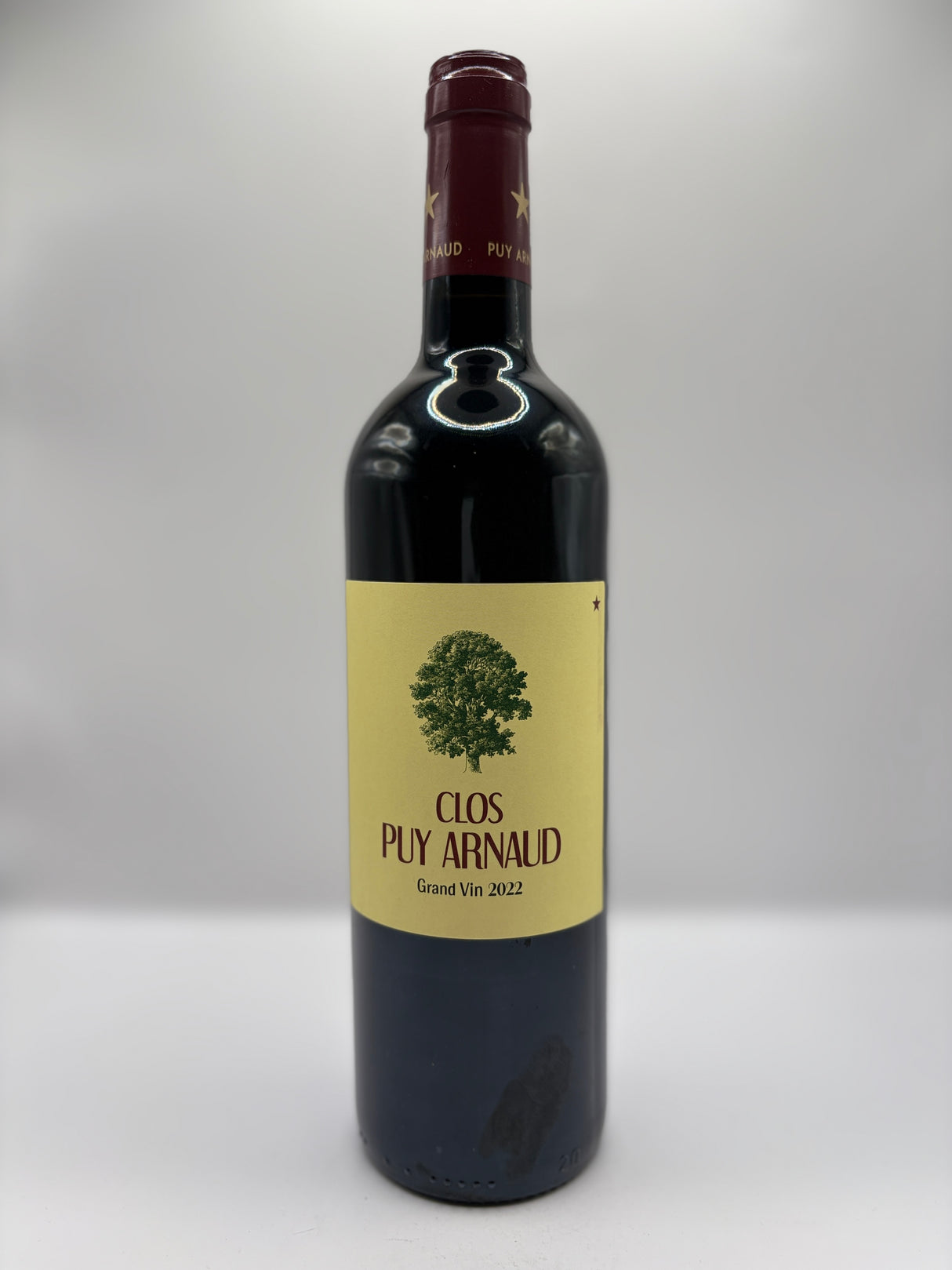 Clos Puy Arnaud Castillon Cotes de Bordeaux 2022 red wine bottle 750mL from France