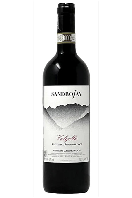 Sandro Fay Valgella Vatellina Superiore 2022 red wine bottle 750mL from Italy