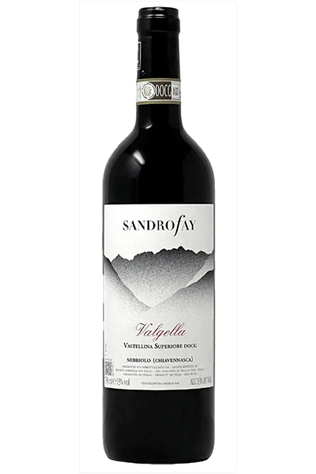 Sandro Fay Valgella Vatellina Superiore 2022 red wine bottle 750mL from Italy