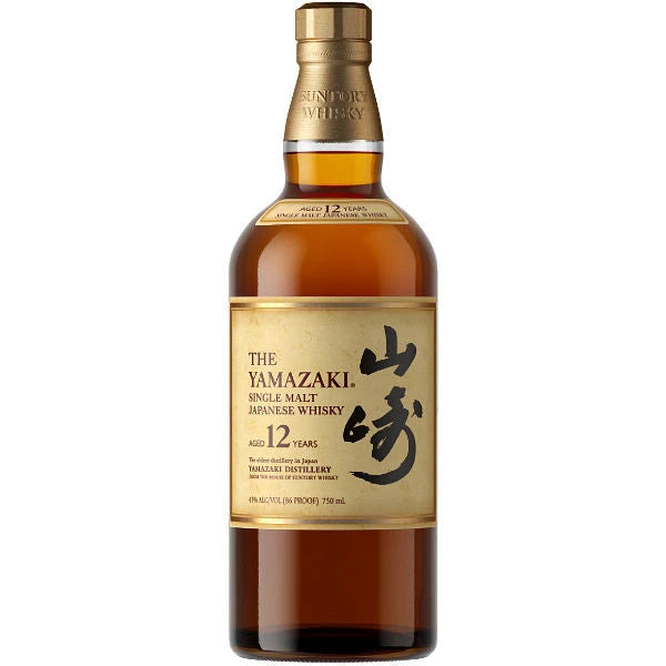 Suntory Yamazaki 12 Year Single Malt Japanese Whiskey 750mL