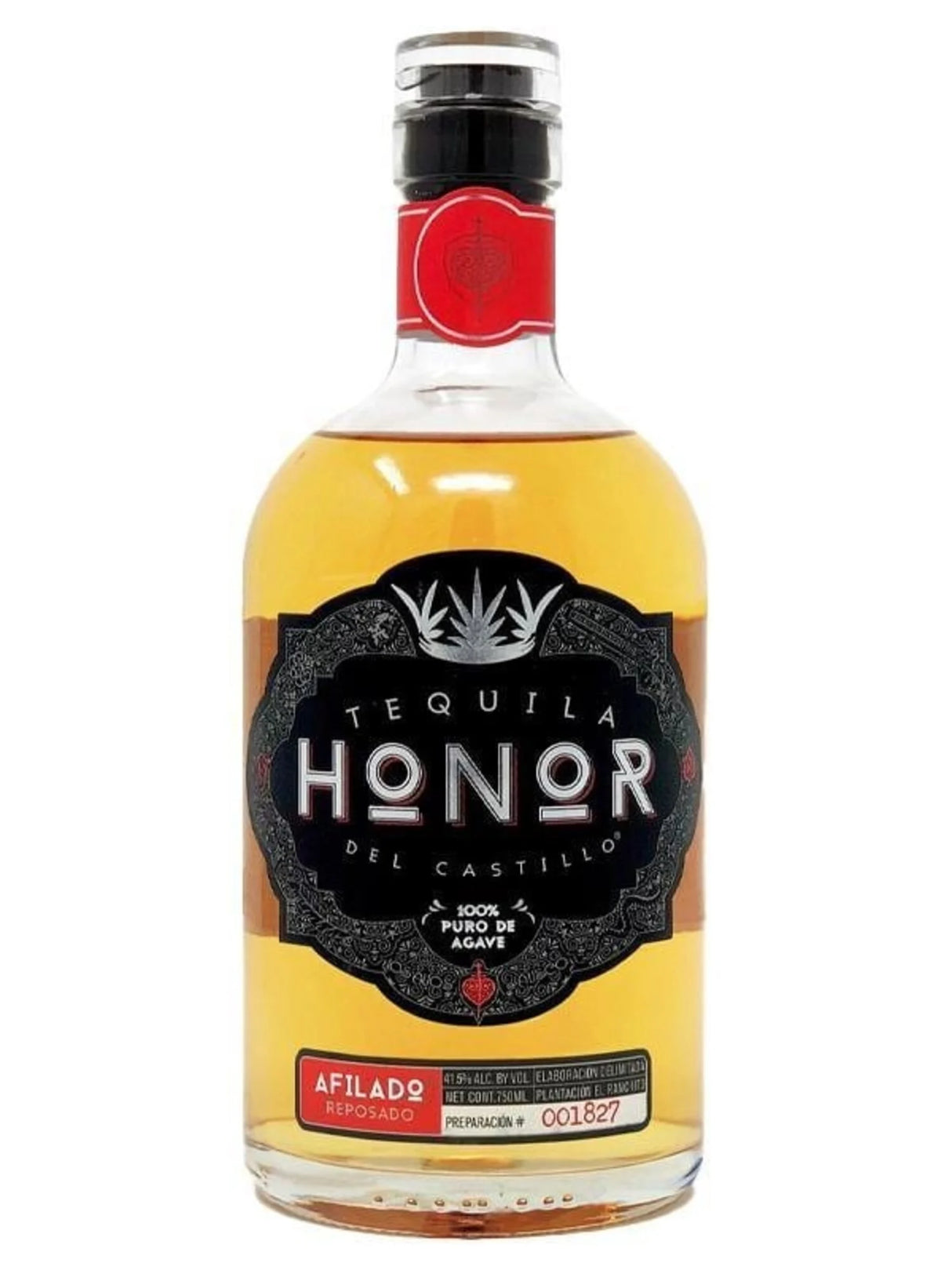 Tequila Honor del Castillo Afilado Reposado Tequila 750mL