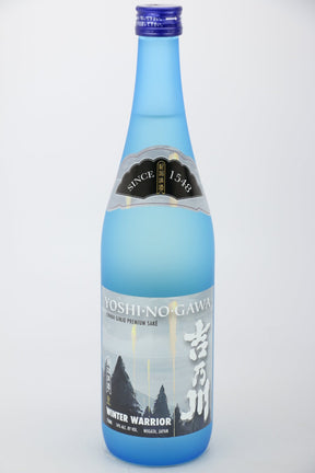 Yoshinogawa Winter Warrior Junmai Ginjo Sake NV 720mL bottle from Japan
