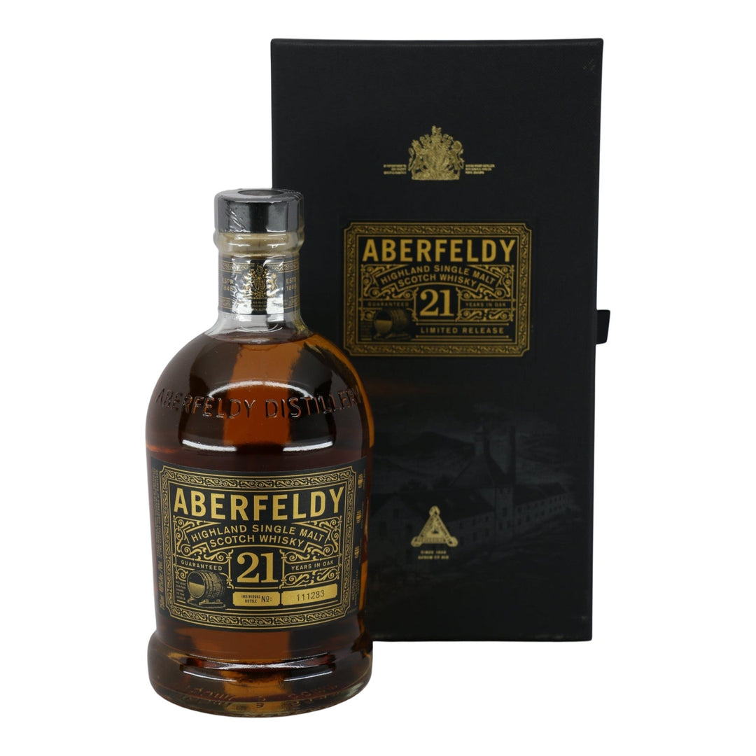 Aberfeldy 21 Year Old Single Malt Scotch Whiskey, Highland 750mL