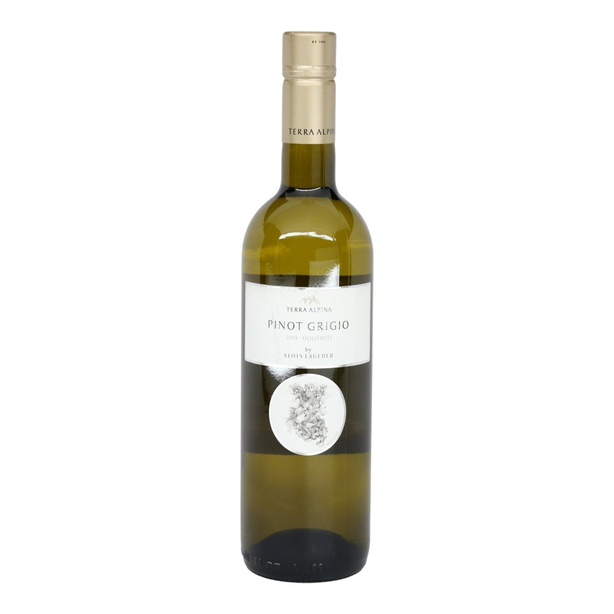Alois Lageder Terra Alpina Pinot Grigio 2024 white wine bottle 750mL from Italy