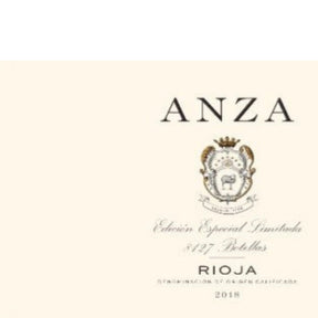 Anza Diego Magana Rioja 2023 red wine bottle 750mL from Spain