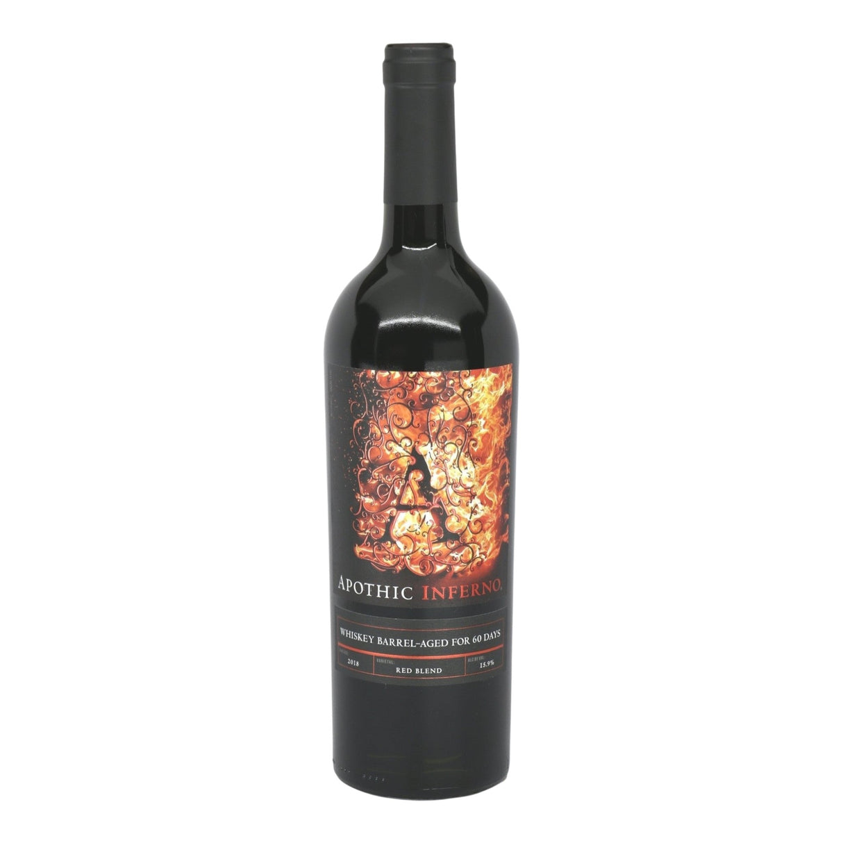 Apothic Inferno Aged in Whiskey Barrel Red Blend bottle 750ml from USA