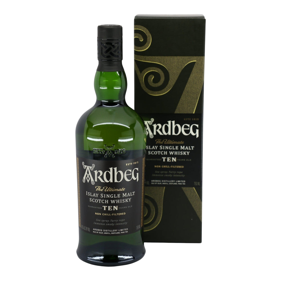 Ardbeg TEN 700ml スコッチウイスキー グラス付き Ardbeg 10Yr with Two Glass | Total Wine & More