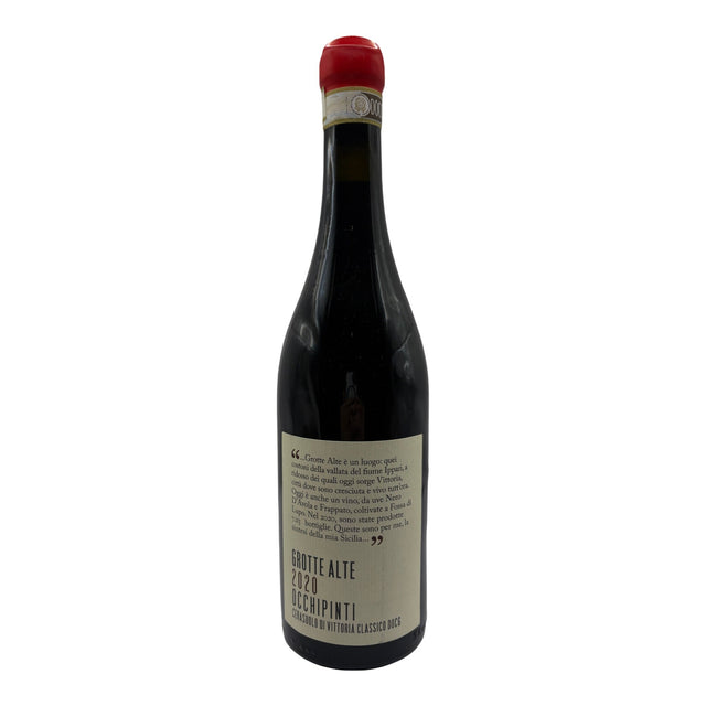 Arianna Occhipinti Grotte Alte Cerasuolo di Vittoria Classico 2021 red wine bottle 750mL from Italy