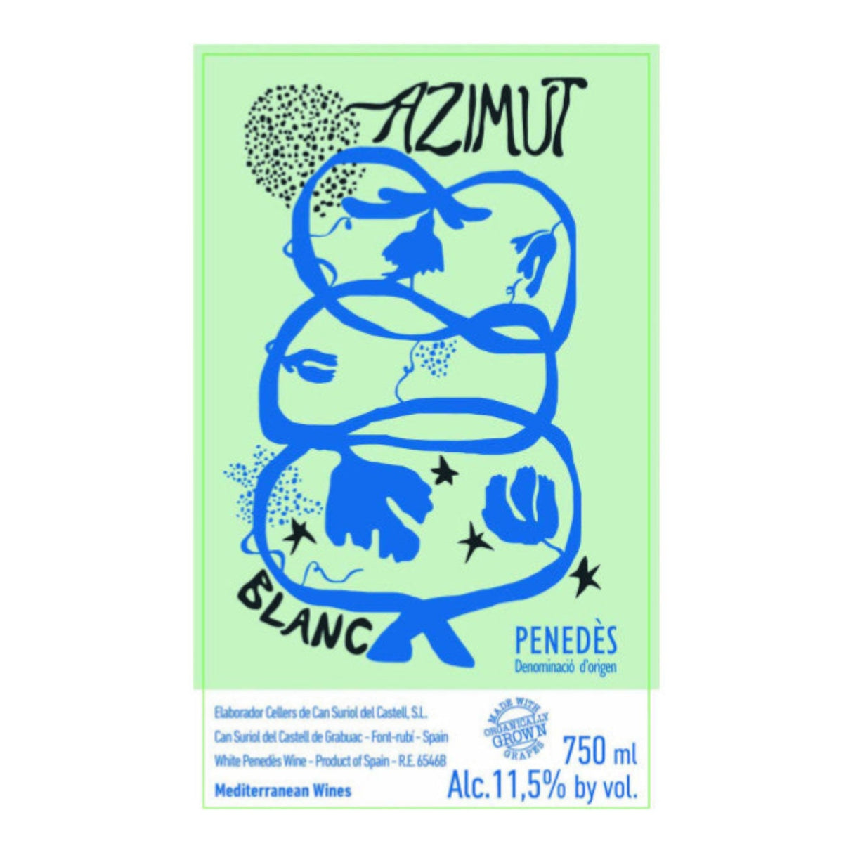 Azimut Penedes Blanc 2024 bottle 750mL from Spain