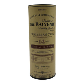 Balvenie Carribean Cask 14 Year Old Single Malt Scotch Whiskey Speyside .200L bottle 200mL
