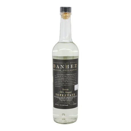 Banhez Tepeztate Joven Mezcal 750mL bottle from Mexico
