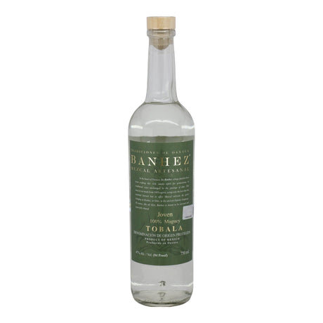 Banhez Tobala Joven Mezcal 750mL bottle from Mexico
