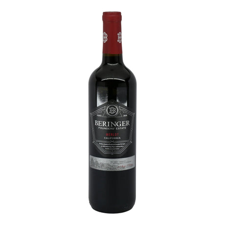Beringer Founders Estate California Merlot 2020 red wine bottle 750mL from USA