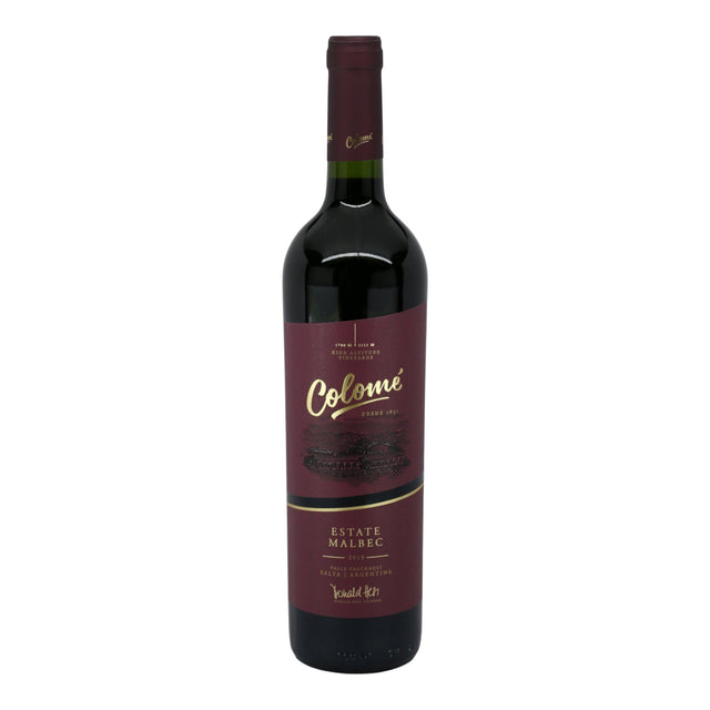 Bodega Colome Salta Malbec 2022 red wine bottle 750mL from Argentina