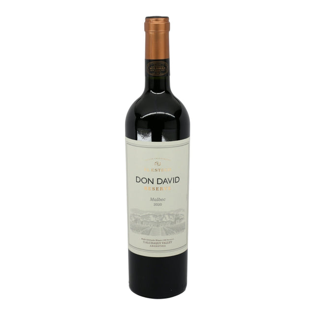 Bodega El Esteco Malbec Calchaqui Valley Don David Reserve 2024 red wine bottle 750mL from Argentina